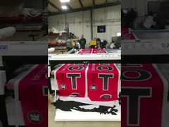Μεγάλο μορφότυπο Laser Cut Printed Advertising Flag Banner Light Box Τέντα